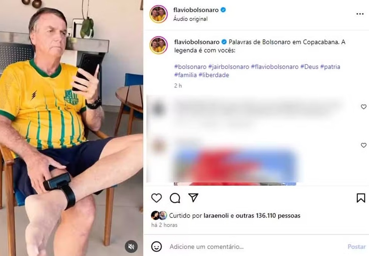 Postagem - Flavio Bolsonaro