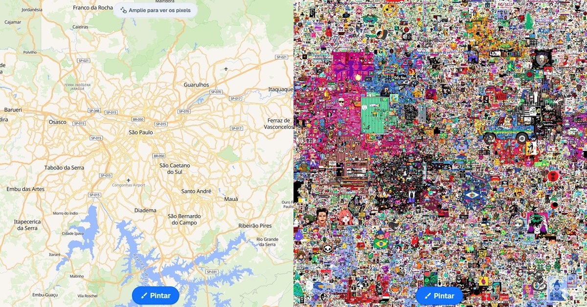 wplace - mapa SP