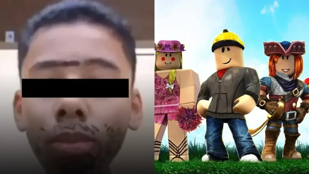 Crianças - bigode de canetinha - Roblox