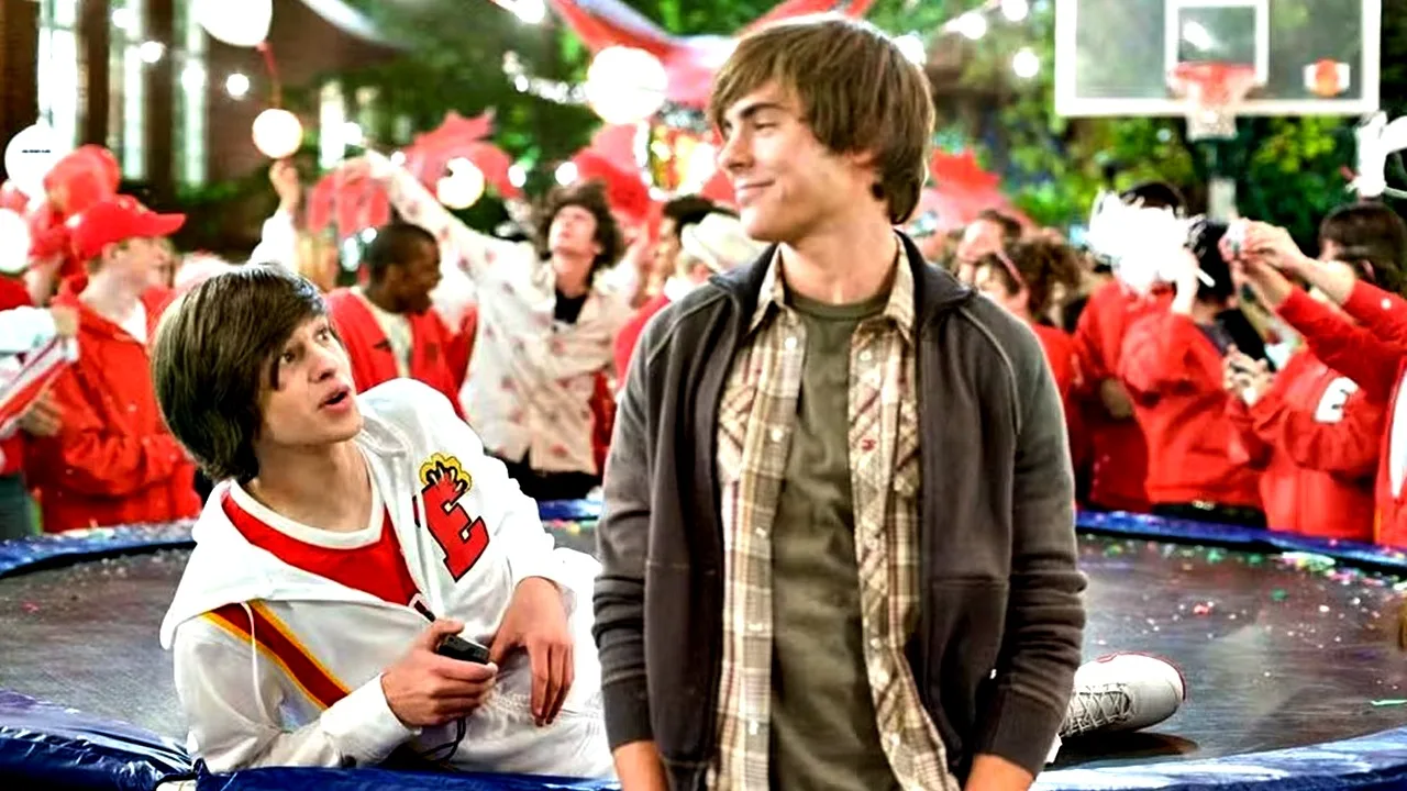 cena High School Music - Matt Prokop e Zac Effron