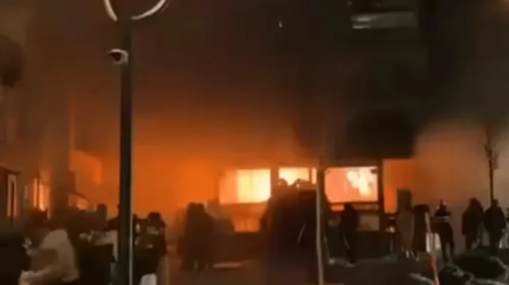 incêndio na suíça