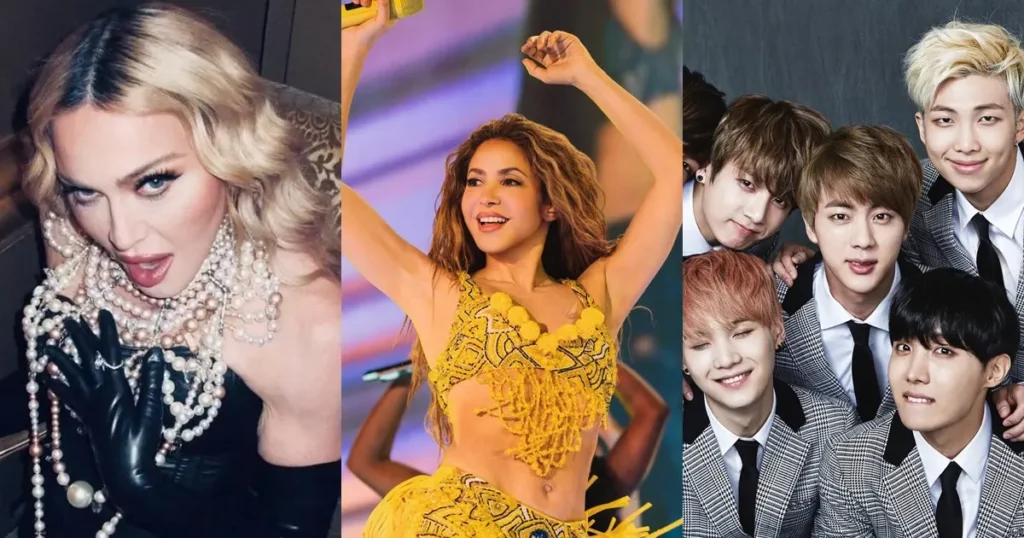 Madonna - Shakira - BTS