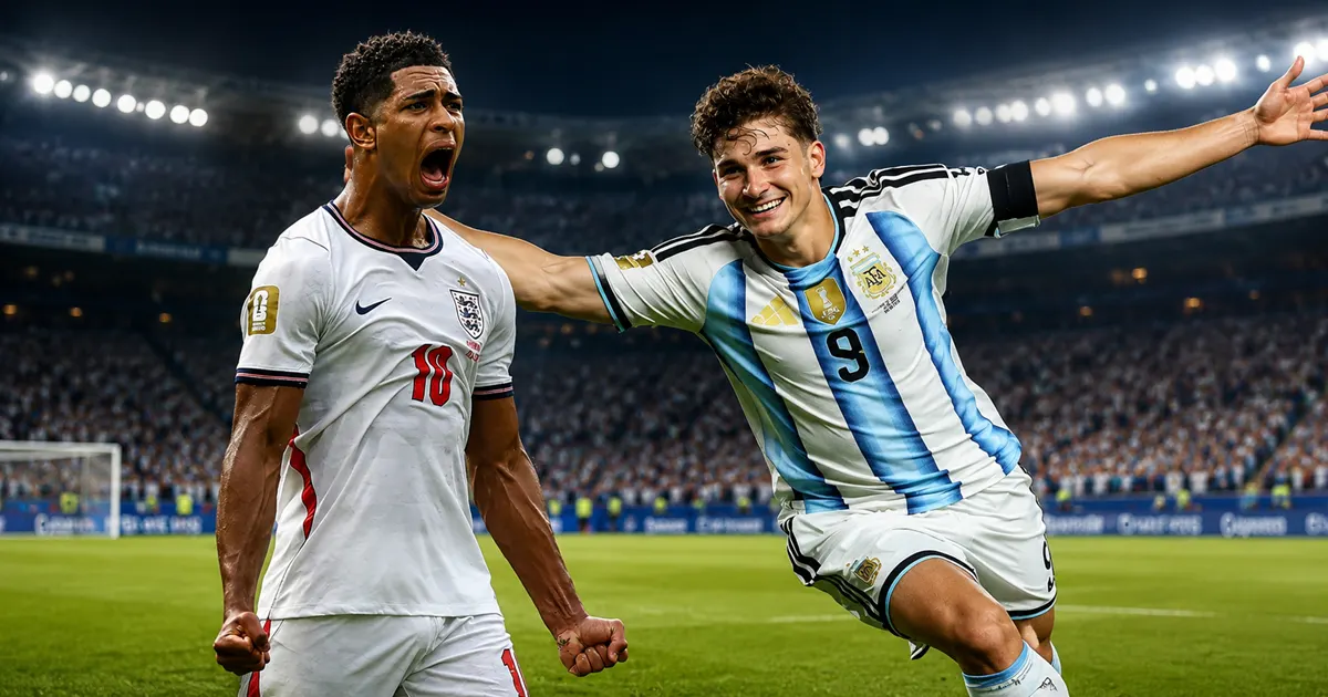 Argentina -Inglaterra-classificadas Copa 2026
