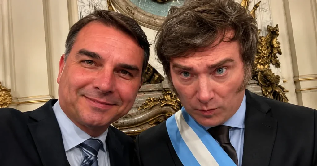 Flávio Bolsonaro - Milei