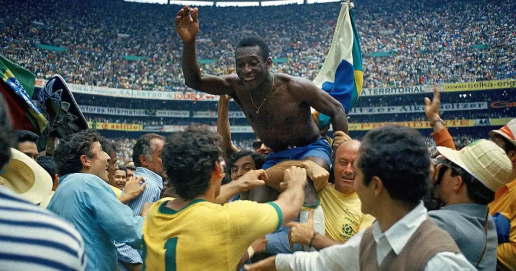 camisa de Pelé 1958