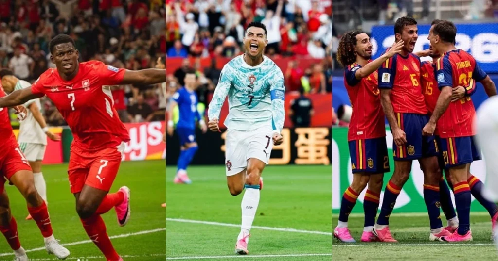 Suíça - Portugal - Espanha
